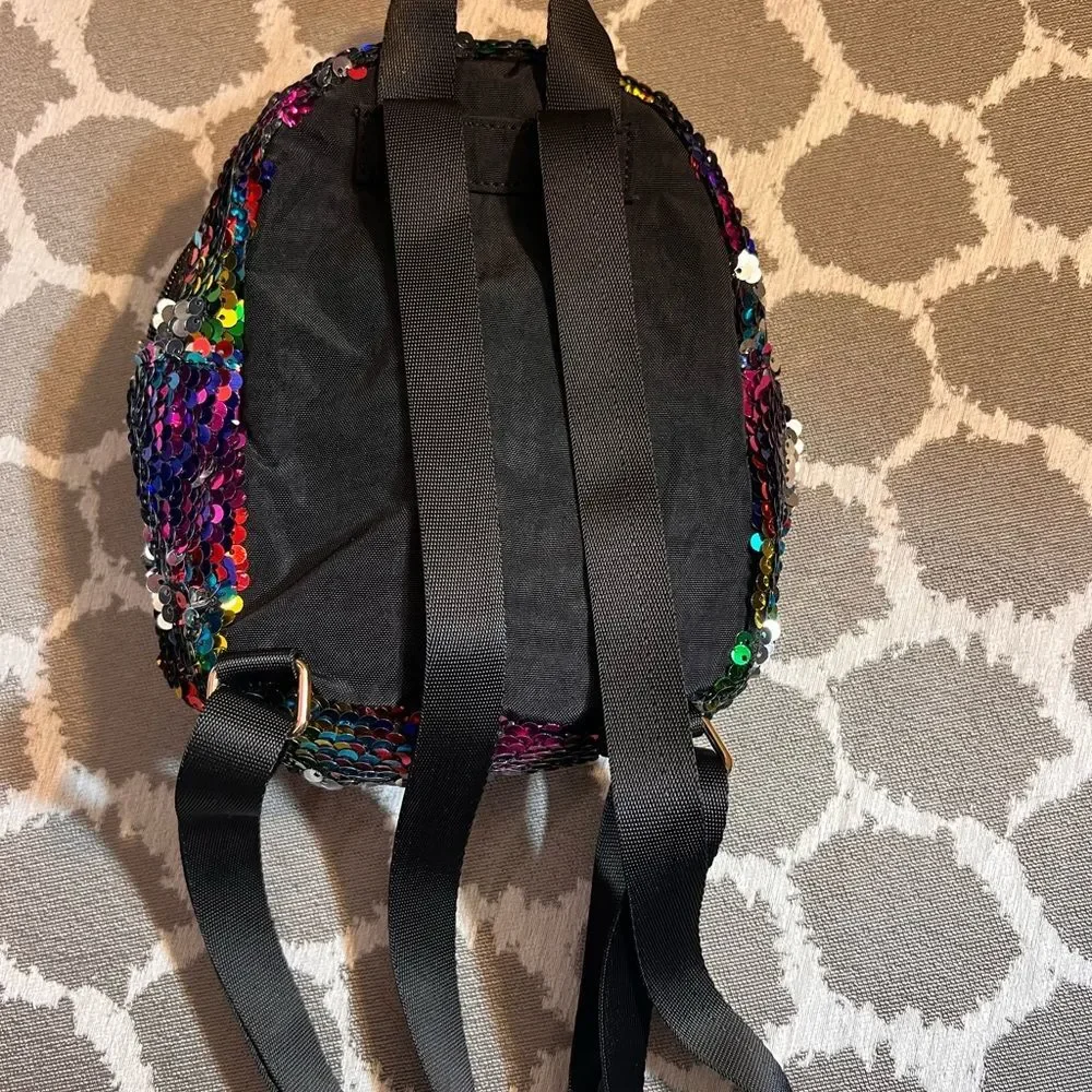 Sequin Multicolor Backpack Y2K mini festival evening Bohemian contemporary
